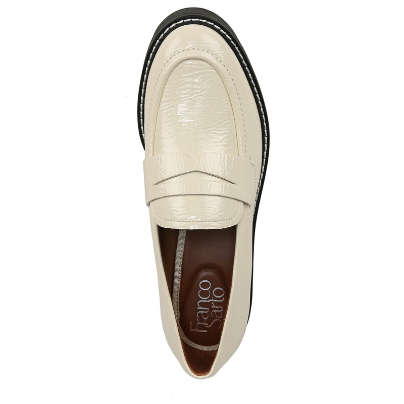 Franco Sarto Womens Balin Lug Sole Chunky Loafer, Putty, 7.5 - Image 5
